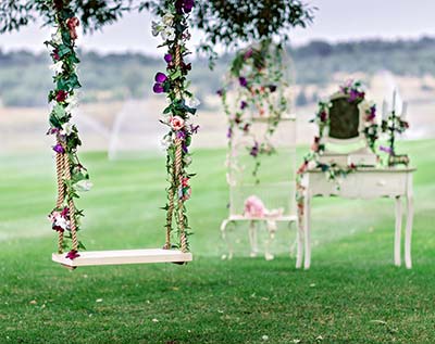 Din ceremoni i bondegård i Italien